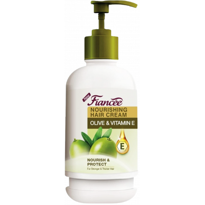 FIANCEE NOURISHING HAIR CREAM WITH OLIVE & VITAMIN E FOR STRONGER & THICKER HAIR 240 ML